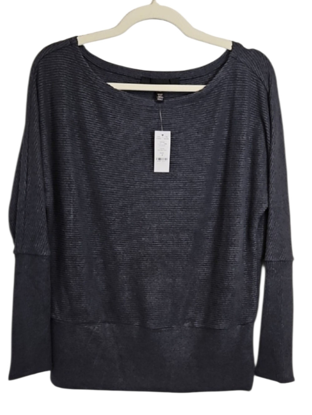 White House Black Market Slate Sweater Size Medium, NWT